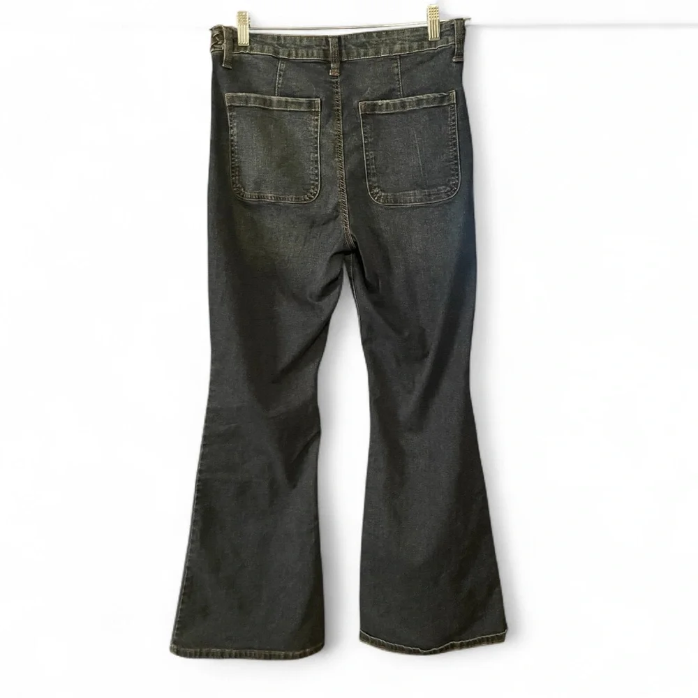 Celebrity Pink Dark Blue Flare Jeans - Picture 3 of 5